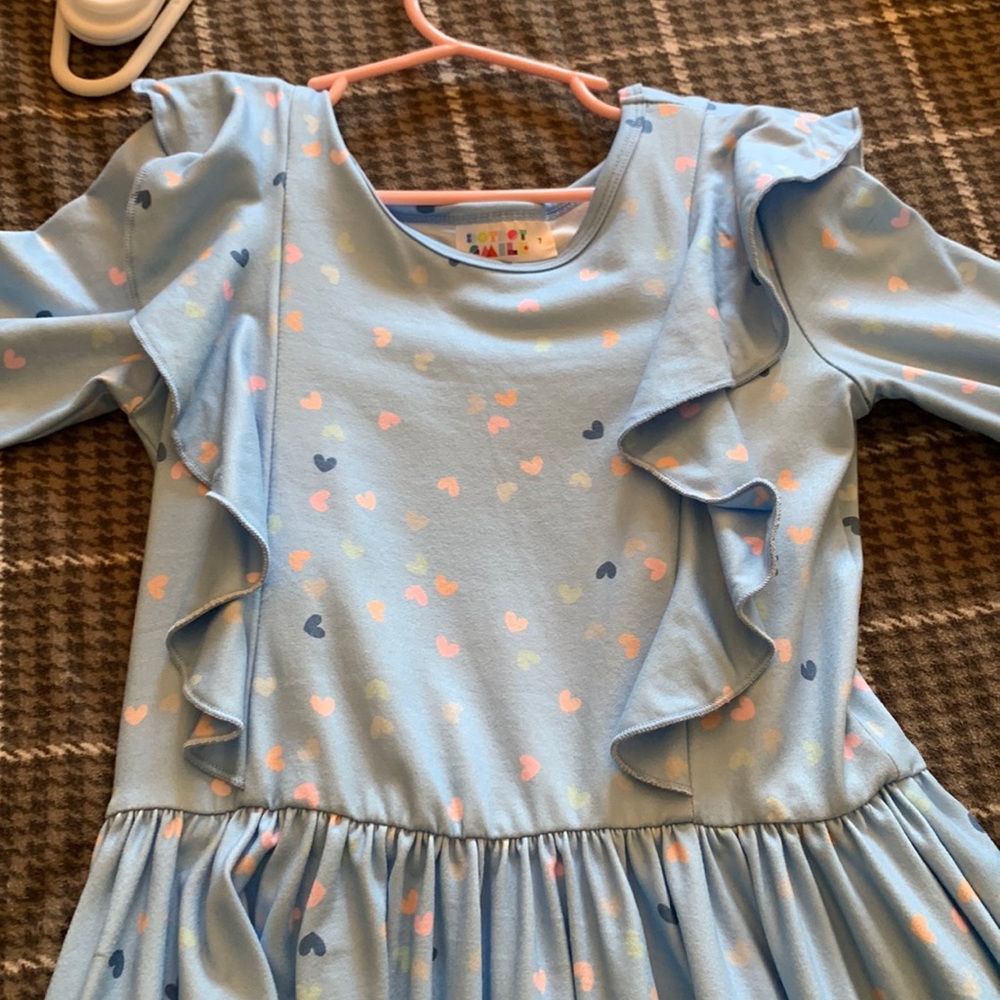 Dot Dot Smile flutter sleeve dress (long sleeve)